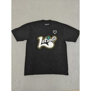 Karol G Latin@‎ Shirt Mens Large Black 13 Graphic Heart Tour Concert Heavyweight